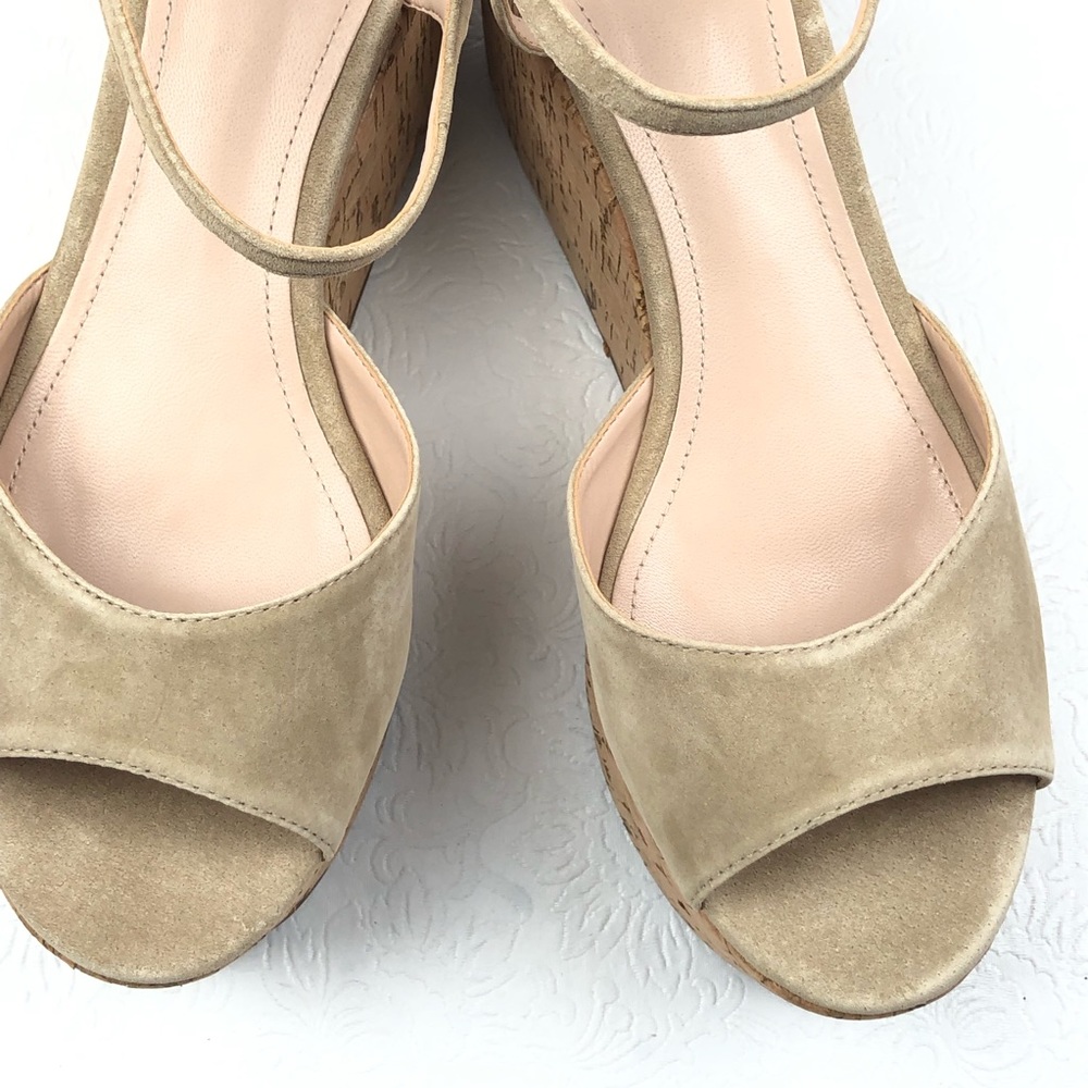 SCHUTZ Heloise Platform Wedge Sandals 10 New Goat - Picture 7 of 8